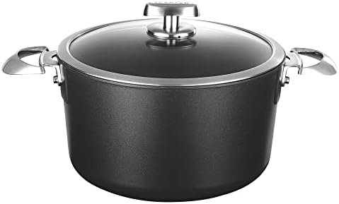 Горшок с крышкой Pro IQ 6,5 л - Легкое в использовании антипригарное cookware - Мойка в посудомоечной машине, безопасно для металлических столовых приборов и для духовки Scanpan