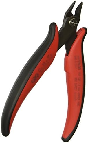 Hakko CHP TR-30 Medium Soft Wire Cutter, Flush-cut, 3.0mm Hardened Carbon Steel Construction, 21-Degree Angled Jaw, 8mm Jaw Length, 16 Gauge Maximum Cutting Capacity Hakko