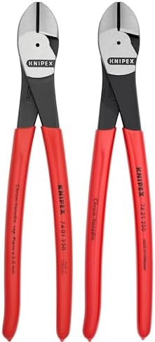 KNIPEX Tools - 2 Piece 10" Diagonal Cutter Set (9K0080129US) Knipex