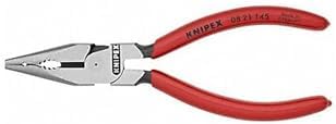 KNIPEX Tools - Needle-Nose Combination Pliers (0821145SBA) , Red Knipex