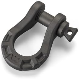 WARN 92092 Epic 1/2" Steel Winch D-Ring Shackle with 5/8" Pin: 2.75 Ton (5,500 lb) Capacity , Black Warn