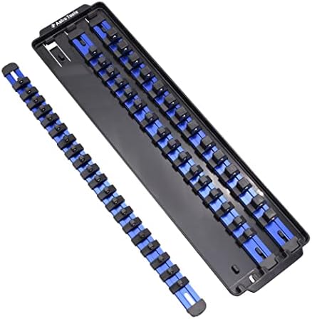 Astro Pneumatic Tool Astro Pneumatic 9023B 50pc Blue Aluminum Rail Socket Organizer Tray - 1/4", 3/8", 1/2" Astro Pneumatic Tool