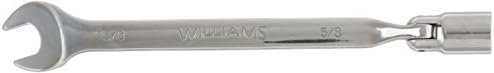 Williams JHW11904 Semi Deep Flex-Head Combination Wrench, 5/8-Inch Williams