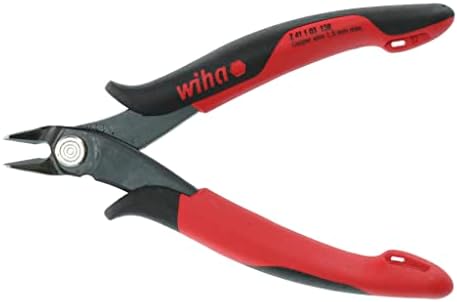 Wiha 56818 Precision Electronic Diagonal Cutters with Wide Pointed Head Wiha