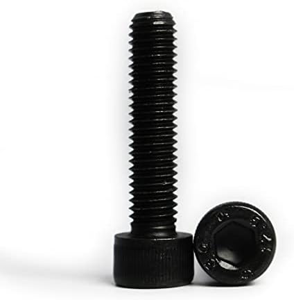 M5 x 30mm Socket Head Cap Screws Bolts Metric Machine 12.9 Grade Alloy Steel Hex Socket Screw, Black Oxide Finish, Fully Threaded, 50PCS GUTEBANG