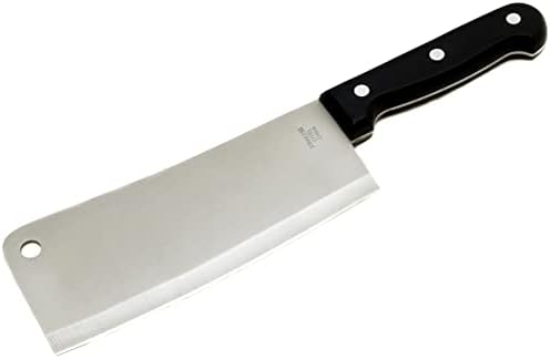 Chef Craft: Select Meat Cleaver, 7 Inch Blade 12 Inches In Length, Stainless Steel/Black Chef Craft