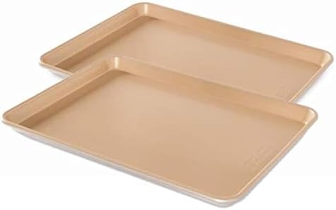 Nordic Ware Naturals Aluminum NonStick Baker's Half Sheet, 2-pack Nordic Ware