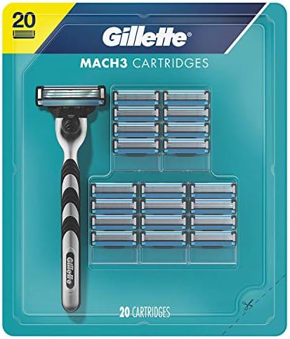 Сменные лезвия для мужской бритвы Mach3, 8 штук в упаковке Gillette