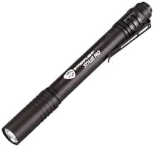 Фонарь алюминиевый Stylus Pro, суперяркий LED, 2 AAA, матовый черный, влагозащита Streamlight