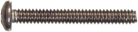 Hillman 4040 10-32 x 1-1/2 in. Stainless Steel Pan Head Phillips Machine Screw (10-Pack) Hillman