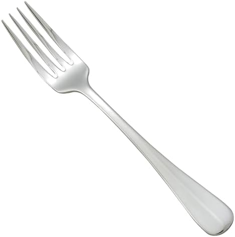 Winco Stanford Stainless-Steel Dinner Fork, Extra Heavyweight, 7.75" (12 Pack) Winco