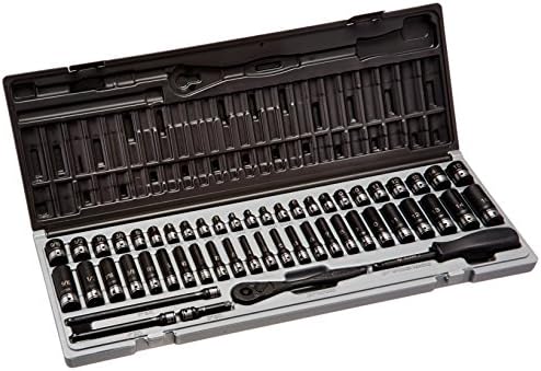 Grey Pneumatic Corp - 1/4 Dr. 53Pc Fract. Metric Duo-Socket Set 6-Pt (89653CRD) Grey Pneumatic