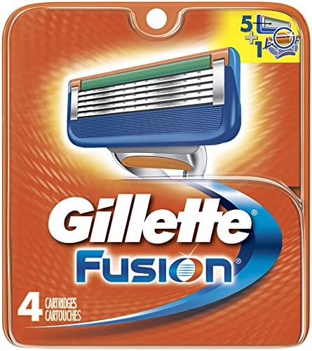 Сменные лезвия для мужской бритвы, 4 шт. с технологией 5 лезвий Gillette