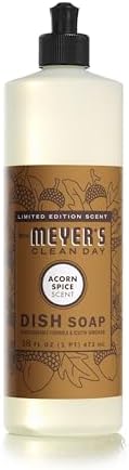 Жидкое моющее средство для посуды Acorn Spice, 472 мл, без парабенов и фталатов Mrs. Meyer's Clean Day