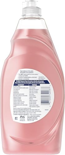 Dawn Gentle Clean Dishwashing Liquid 16.2 oz, Pomegranate & Rose Water Scent (Pack of 2) Dawn