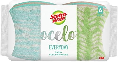 ocelo No Scratch Scrub Sponge, 6-Count (Pack of 2) Scotch-Brite