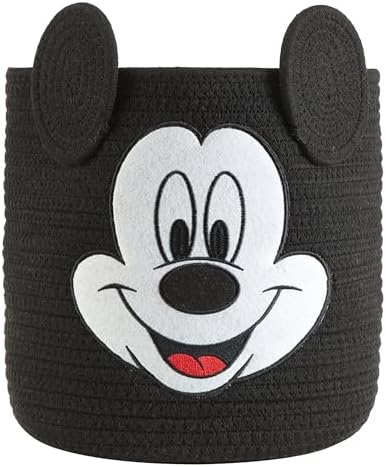 Хранитель вещей Disney Mickey Mouse, хлопковая корзина для игрушек, 25 см x 25 см, оригинальный дизайн Idea Nuova