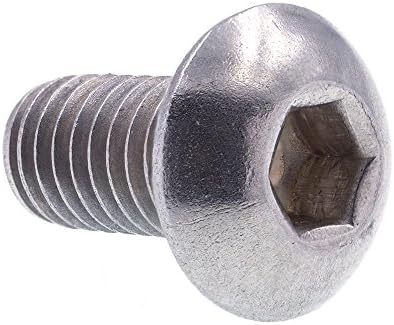 Prime-Line 9169040 Socket Cap Screws, Button Head, Hex (Allen) Drive, #10-32 X 3/8 in (10 Pack) Prime-Line