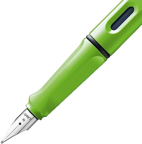 Ручка-роллер Lamy Safari - Элегантный дизайн, удобный захват, зеленая, средняя точка Lamy