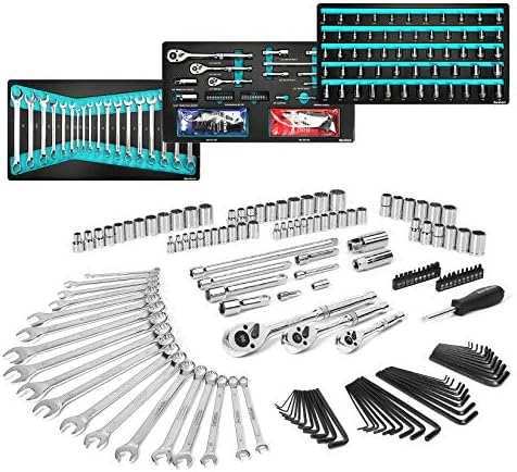 Набор инструментов из 149 предметов для механиков, хромованадиевая сталь, ключи и торцевые головки Duratech