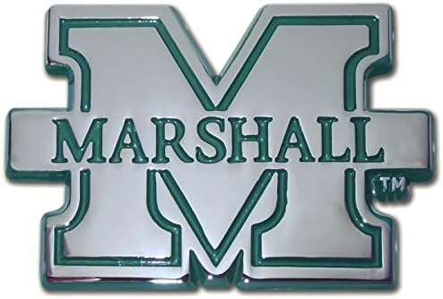 Marshall University Metal Auto Emblem (with Green Trim) Mercedes AMG Petronas