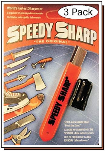 Ножницы и точилка для ножей Speedy Sharp с яркой ручкой, карбидное лезвие Micro 100