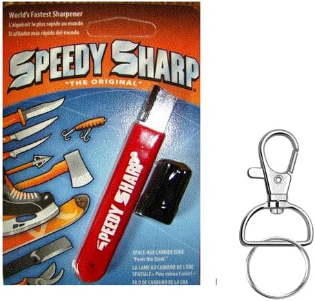 Ножевой точильщик Speedy Sharp из карбида, черный, ключ цепь и кольцо в комплекте Generic