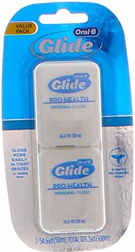 Glide Floss Original 2 Pack (109.2 yd.), Pack of 5 Oral-B