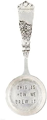 Mud Pie Brew it Coffee Scoop, 0.3815 X 19 X 8, Silver Mud Pie