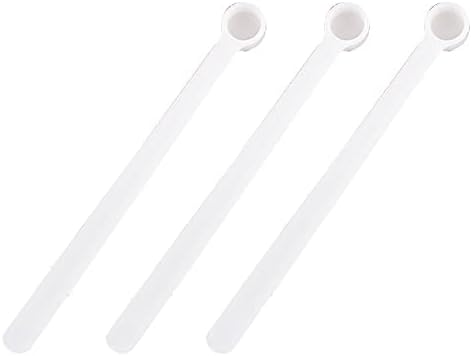 30 мини- measuring spoons белые, 250 мг, размер 9.5 x 1 см, для косметики и специй lasenersm