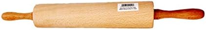 Fox Run Beechwood Rolling Pin, 10 inch, Brown Fox Run