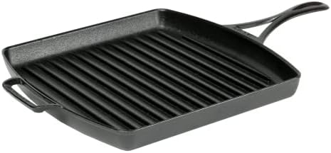 Lodge Cast Iron Blacklock Square Grill Pan - Pre-seasoned - 12 in Lodge