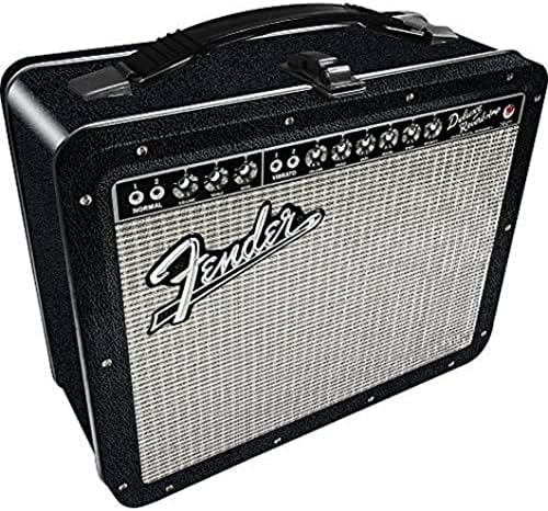 Большая коробка для хранения с дизайном Fender Amp, прочный металл, 22 х 17 х 10 см Aquarius