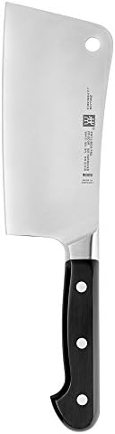 ZWILLING Pro 6-Inch Meat Cleaver Razor-Sharp German Knife Set Made in Company-Owned German Factory with Special Formula Steel, Perfected for Almost 300 Years, Stainless Steel Zwilling