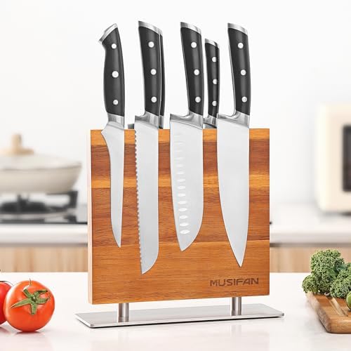 Magnetic Knife Strips without Knives -Kitchen Multifunctional Storage Knife Holder -Magnetic Knife Holder - Magnetic Knife Stand-Cutlery Large Organizer Musifan