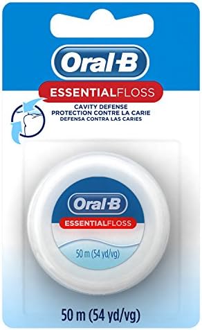 Oral-B Dental Floss, EssentialFloss Cavity Defense, 50 M, Pack of 24 Oral-B