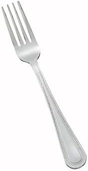 Winco 12-Piece Dots Dinner Fork Set, 18-0 Stainless Steel,Silver Winco