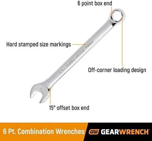 GEARWRENCH 1" 6 Point Combination Wrench - 81781 Gearwrench