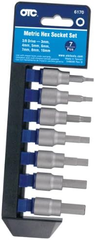 OTC 6170 3/8" Drive Metric Hex Bit Socket Set - 7 Piece Otc