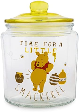 Стеклянная банка для закусок Disney Winnie the Pooh, высота 15 см, BPA-free Silver Buffalo