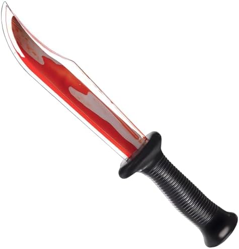 amscan Bleeding Nightmare Knife - 13", Black/Red - 1 Pc Amscan