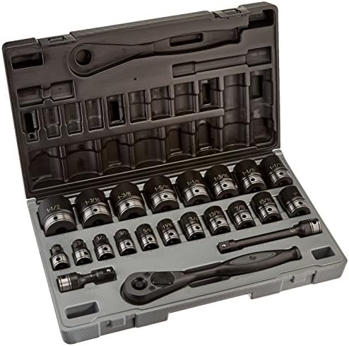 Grey Pneumatic Corp - 1/2 Dr. 22Pc Fractional Duo-Socket Set - 6 Pt. (82622) Grey Pneumatic