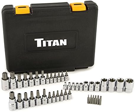 Titan Tools 54137 43-Piece Master Star Bit Socket Set Titan