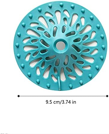 Сеточка для душевого слива из силикона, 4 шт, 9.5 см, защита от волос и загрязнений для ванной и кухни JYYHSF