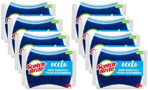 Scotch-Brite ocelo Non-Scratch Foam Scrubber, 16 Count Scotch-Brite