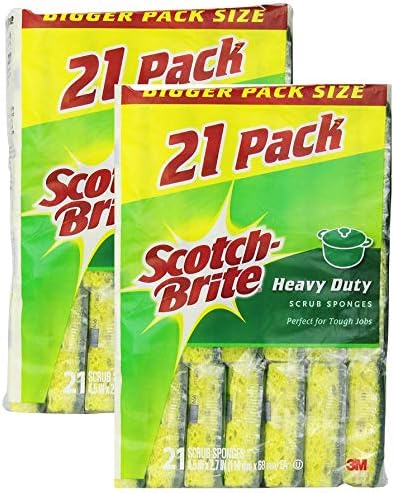 Scotch-Brite(R) Heavy Duty Scrub Sponge (21ct.) (2 Pack) Scotch-Brite