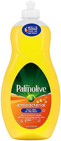 Жидкое мыло для посуды Ultra Antibacterial, цитрусовый лимон, 1,36 л, 1 упаковка Palmolive