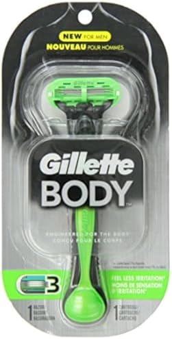 Бритва для мужчин Gillette с округлой головкой и 3 скользящими лезвиями Gillette