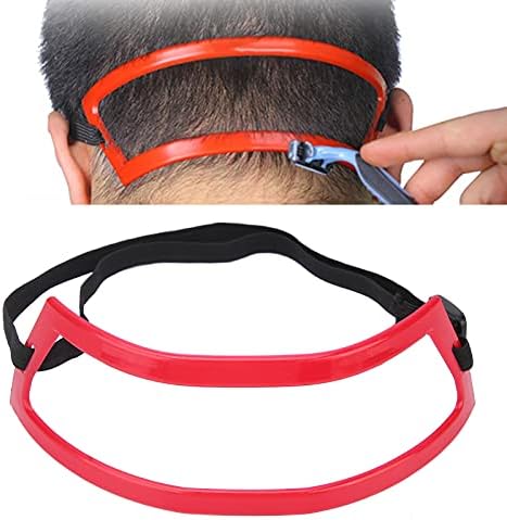 Neckline Shaving Template, PP Hairline Shaping Hair Trimming Guide, DIY Hands Free Cutting Straight Line Hair Cutting Tools for Evenly Trimming Excess Neck Hair Amonida