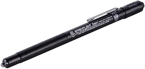 Stylus фонарь с белым LED, 11 люмен, 3 батарейки AAAA, черный корпус Streamlight